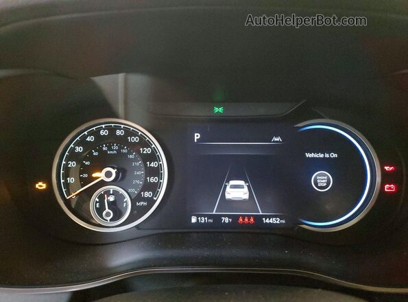 KMTG64SC1TU165274 2026 GENESIS G70 Белый Вид щитка приборов