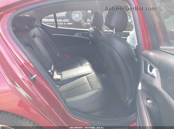 KMTG74LE1MU072740 2021 GENESIS G70 Red VIN կոդի պիտակի տեսք
