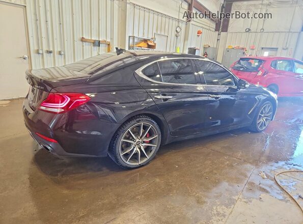 KMTG74LE3MU074375 2021 GENESIS G70 Black Задня права чверть