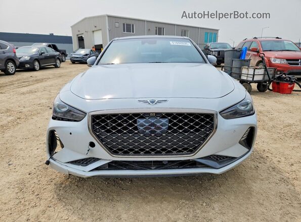 KMTG74LE5LU055292 2020 GENESIS G70 White Widok z przodu
