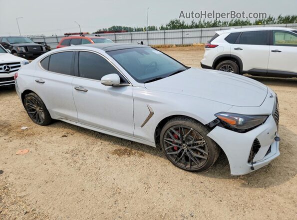 KMTG74LE5LU055292 2020 GENESIS G70 White Przód prawy