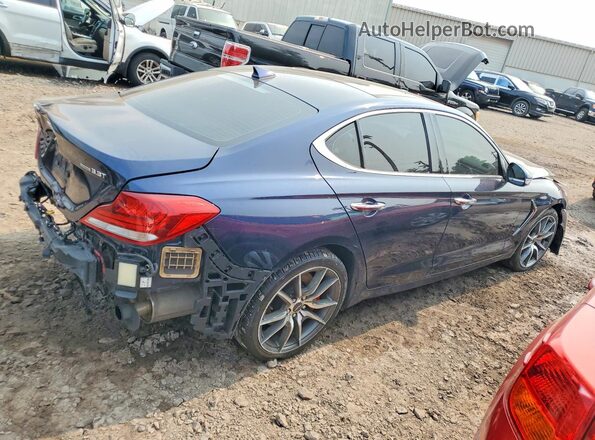 KMTG74LE6MU071874 2021 GENESIS G70 Blue Հետևի աջ