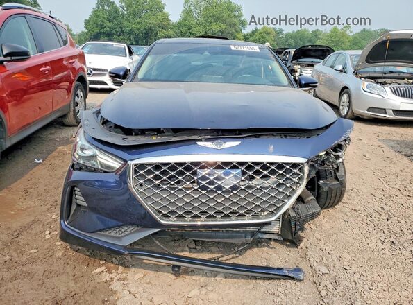 KMTG74LE6MU071874 2021 GENESIS G70 Blue Դիմացի տեսք