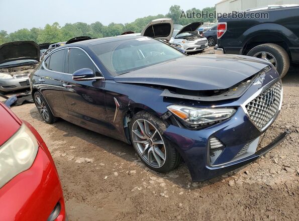 KMTG74LE6MU071874 2021 GENESIS G70 Blue Առջևի աջ