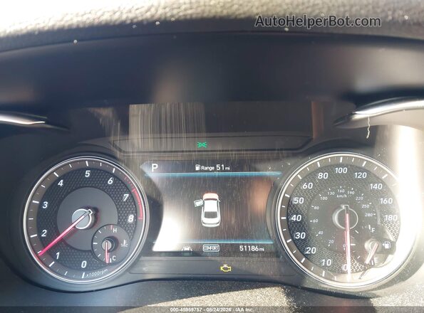 KMTG74LEXLU063663 2020 GENESIS G70 Red Հետևի նստատեղերի տեսք