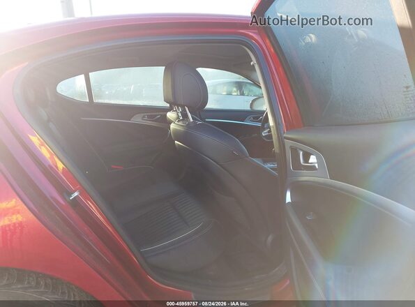 KMTG74LEXLU063663 2020 GENESIS G70 Red VIN կոդի պիտակի տեսք