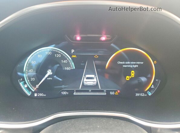 KMTGA4SC3PU181478 2023 GENESIS G80 Black ხელსაწყოთა პანელის ხედი