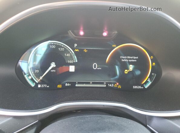 KMTGA4SC4PU153060 2023 GENESIS G80 Gray ხელსაწყოთა პანელის ხედი
