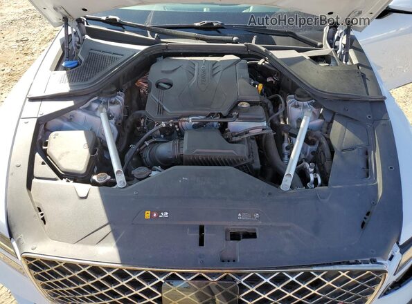KMTGA4SC4PU153060 2023 GENESIS G80 Gray უკანა სალონის ხედი