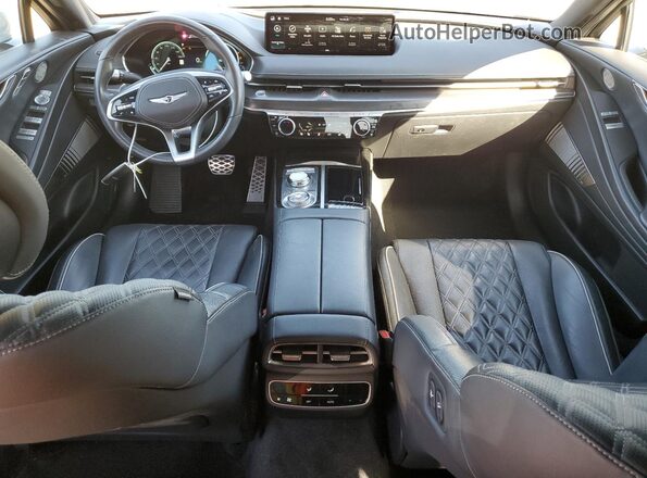 KMTGA4SC4PU153060 2023 GENESIS G80 Gray წინა პანელის ხედი