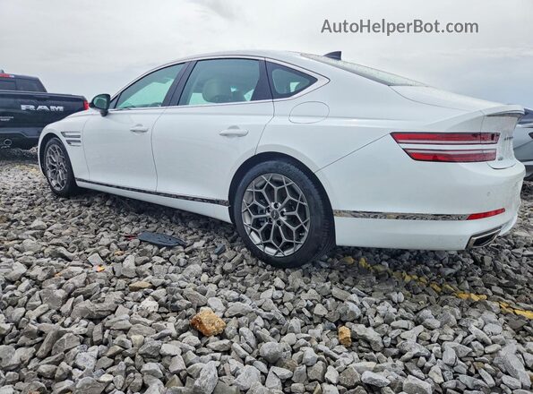 KMTGB4SC3RU217640 2024 GENESIS G80 White უკანა მარცხენა