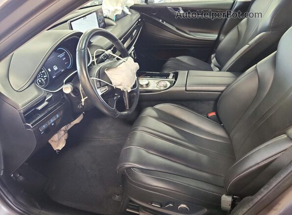 KMTGB4SC5PU182242 2023 GENESIS G80 Silver Widok wnętrza z przodu