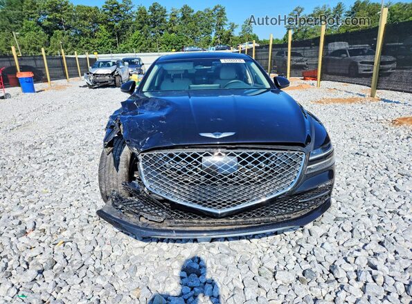 KMTGC4SD9MU026934 2021 GENESIS G80 Black წინა ხედი
