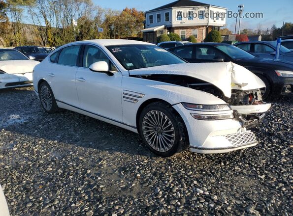 KMTGE4S16PU004698 2023 GENESIS G80 White წინა მარჯვენა