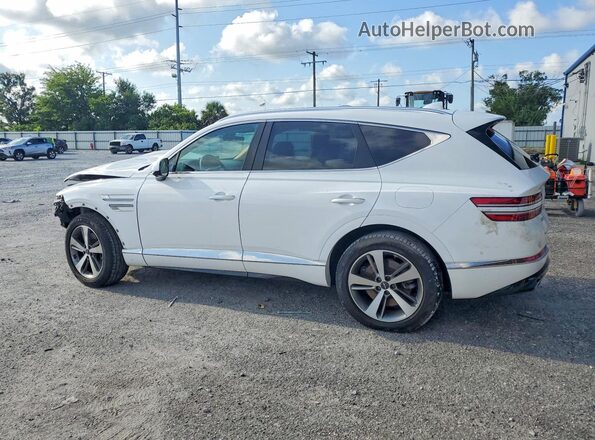 KMUHB4SB4MU037812 2021 GENESIS GV80 White Rear left