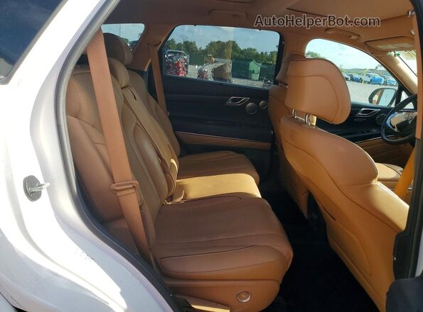 KMUHB4SB4MU037812 2021 GENESIS GV80 White Rear interior view