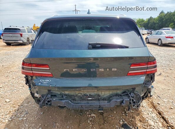 KMUHB4SB6MU053784 2021 GENESIS GV80 Green Rear view