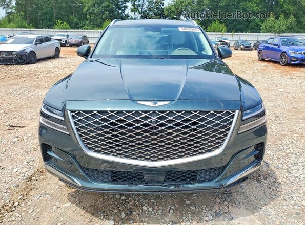 KMUHB4SB6MU053784 2021 GENESIS GV80 Green Front view