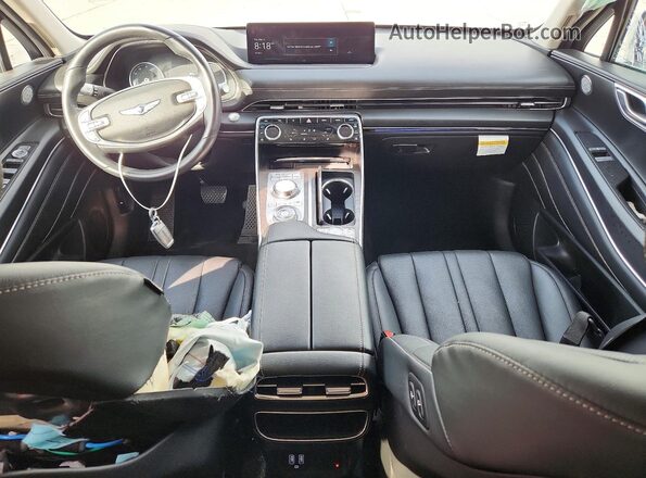KMUHBDSB0RU172650 2024 GENESIS GV80 White წინა პანელის ხედი