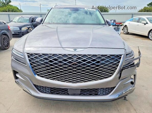 KMUHBDSB3PU115579 2022 GENESIS GV80 Silver Widok zestawu wskaźników