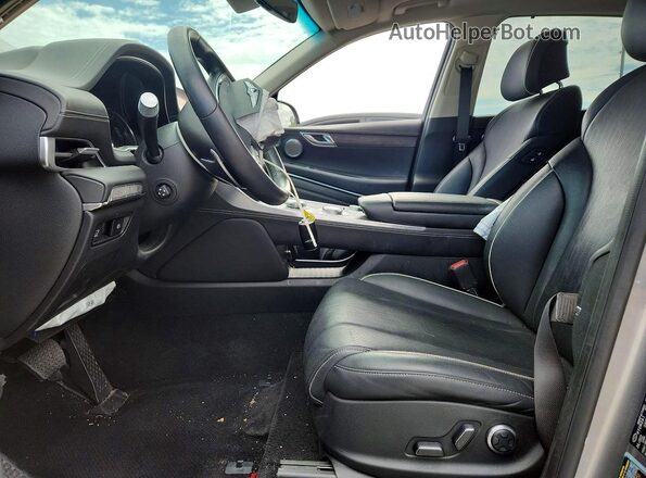 KMUHBDSB3PU115579 2022 GENESIS GV80 Silver Widok naklejki z numerem VIN