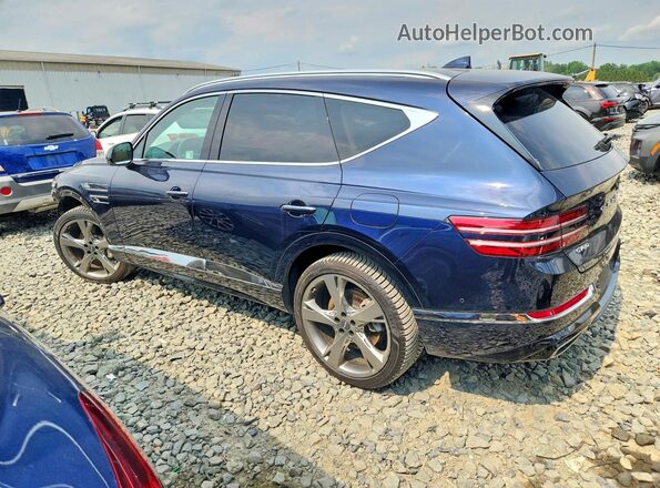 KMUHBDSB3RU175350 2024 GENESIS GV80 Blue Rear left