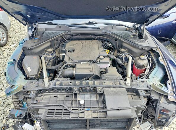 KMUHBDSB3RU175350 2024 GENESIS GV80 Blue Rear interior view