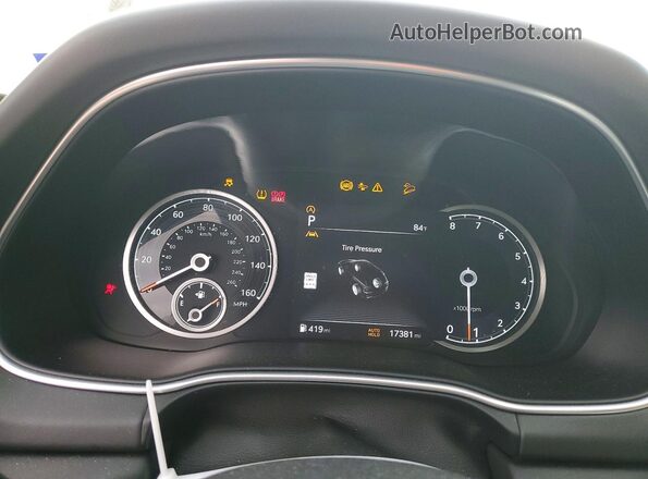 KMUHBDSB5RU177567 2024 GENESIS GV80 Silver Սարքավորումների վահանակի տեսք