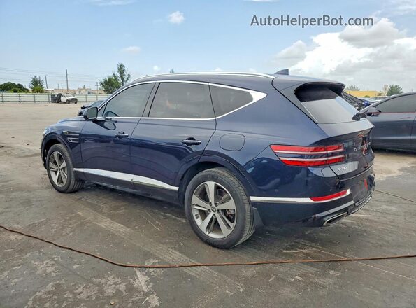 KMUHBDSB7RU155246 2024 GENESIS GV80 Blue Задня ліва чверть