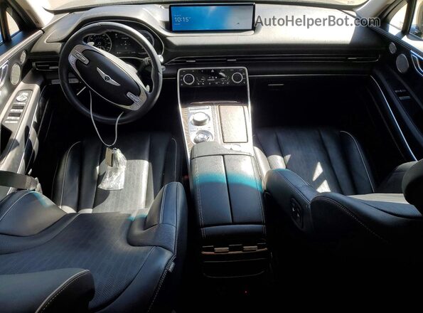 KMUHBDSB7RU168577 2024 GENESIS GV80 Black Dashboard view