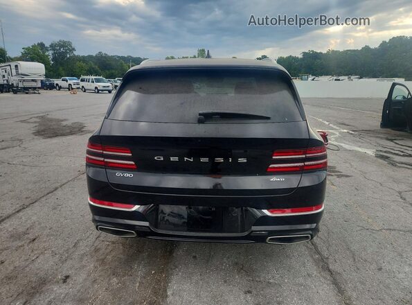 KMUHBDSB8RU198199 2024 GENESIS GV80 Black Вид ззаду