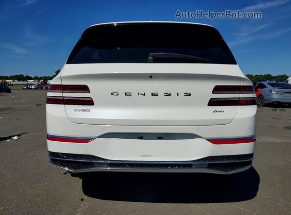 KMUHBESB0TU317182 2026 GENESIS GV80 White Հետևի տեսք