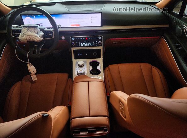 KMUHCESB0TU303697 2026 GENESIS GV80 Белый Вид панели приборов