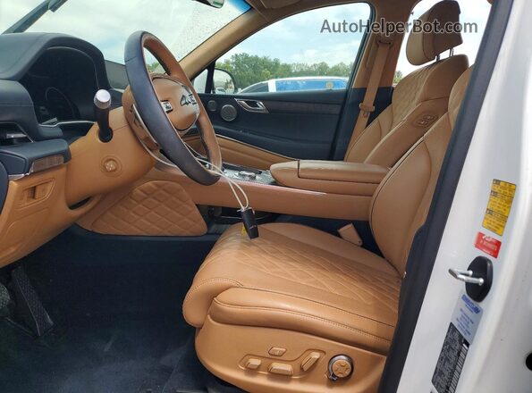 KMUHCESC2RU185346 2024 GENESIS GV80 White Front interior view