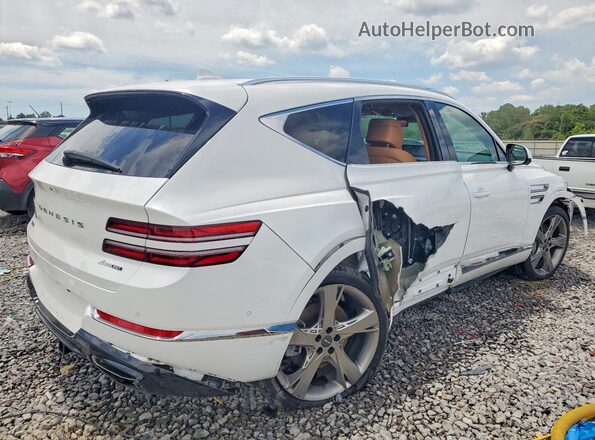 KMUHCESC2RU185346 2024 GENESIS GV80 White Rear right