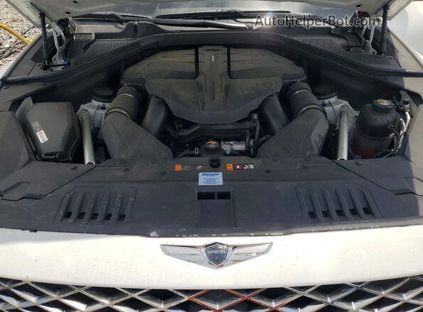 KMUHCESC2RU185346 2024 GENESIS GV80 White Engine compartment view