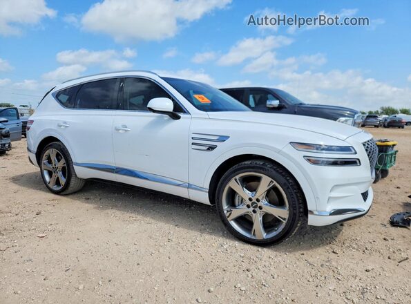KMUHCESC3MU031804 2021 GENESIS GV80 White Delantero derecho