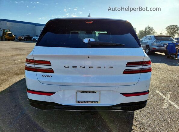 KMUHCESC4TU306076 2026 GENESIS GV80 White უკანა ხედი