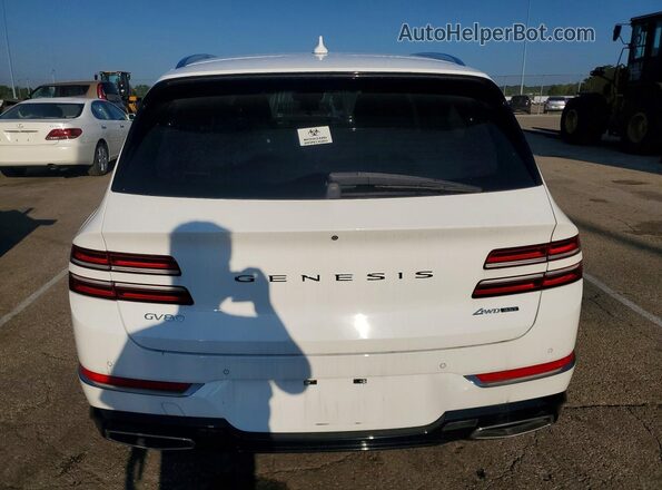 KMUHCESC7MU064563 2021 GENESIS GV80 White Вид ззаду