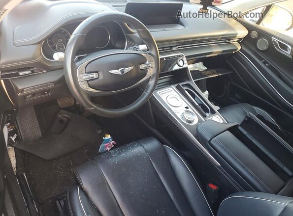 KMUHCESC7MU064563 2021 GENESIS GV80 White Вид панелі приладів