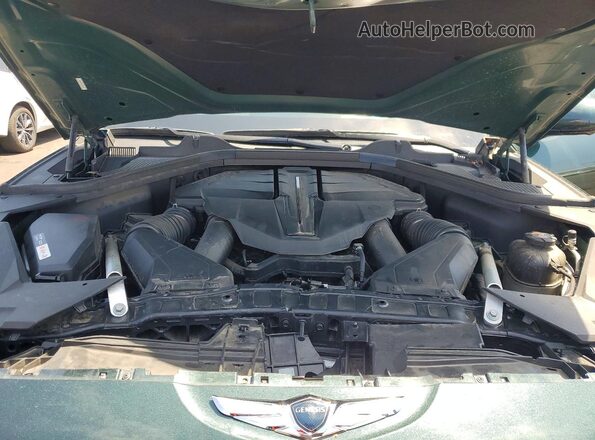 KMUHCESC7PU129433 2023 GENESIS GV80 Green Vista del compartimento del motor