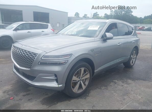 KMUHCESC7RU203047 2024 GENESIS GV80 Gray Vista tres cuartos delantera izquierda