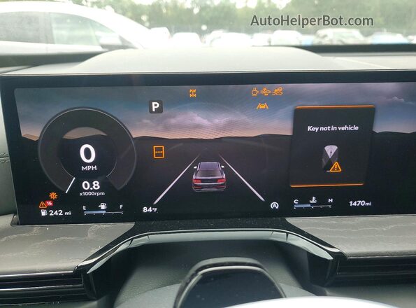 KMUHCESC8TU314309 2026 GENESIS GV80 Черный Вид щитка приборов