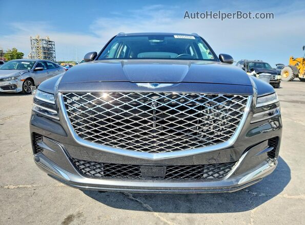 KMUHCESC9NU094715 2022 GENESIS GV80 Gray Vista frontal
