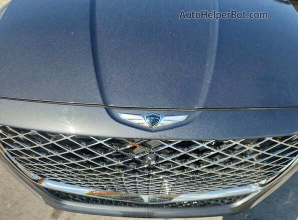 KMUHCESC9NU094715 2022 GENESIS GV80 Gray Vista del compartimento del motor