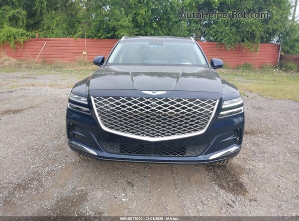 KMUHCESCXMU053668 2021 GENESIS GV80 Blue ხელსაწყოთა პანელის ხედი