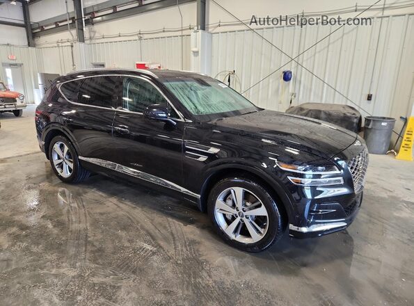 KMUHCESCXMU063164 2021 GENESIS GV80 Black Սալոնի 360 աստիճան տեսք