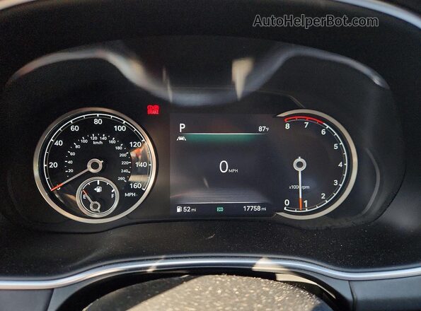 KMUHCESCXMU063164 2021 GENESIS GV80 Black Սարքավորումների վահանակի տեսք