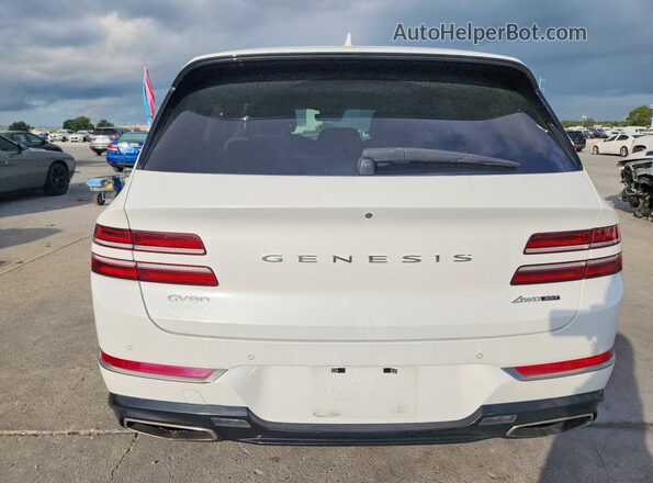KMUHCESCXMU071054 2021 GENESIS GV80 White Rear view