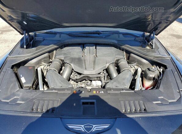 KMUHDESC8SU262465 2025 GENESIS GV80 Black ძრავის განყოფილების ხედი
